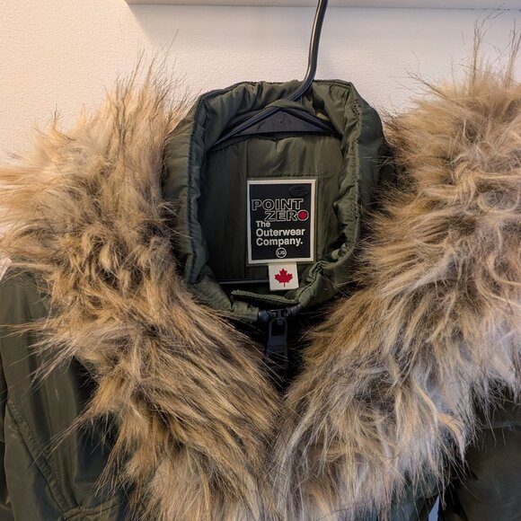 Point Zero Winter Coat – LG Dark Green - Picture 8 of 8